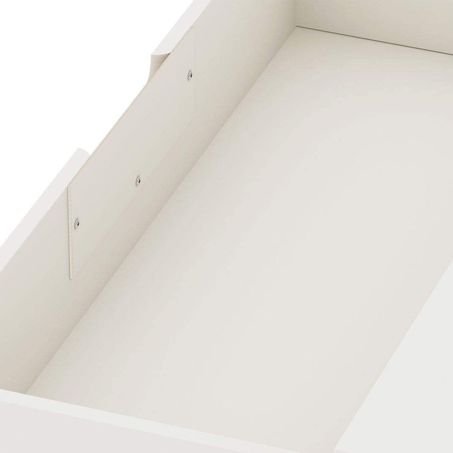 Manhattan Comfort Rockefeller Modern 3 Drawer Storage Dresser, White (Open Box)