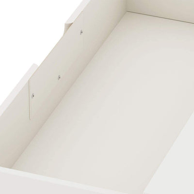 Manhattan Comfort Rockefeller Modern 3 Drawer Storage Dresser, White (Open Box)