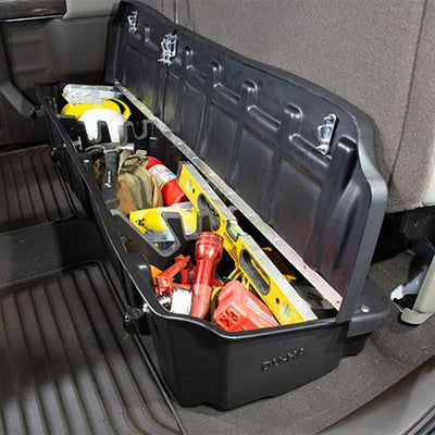 DU-HA 10410 Under Seat Storage Compartment Organizer with Lid Lock (Open Box)