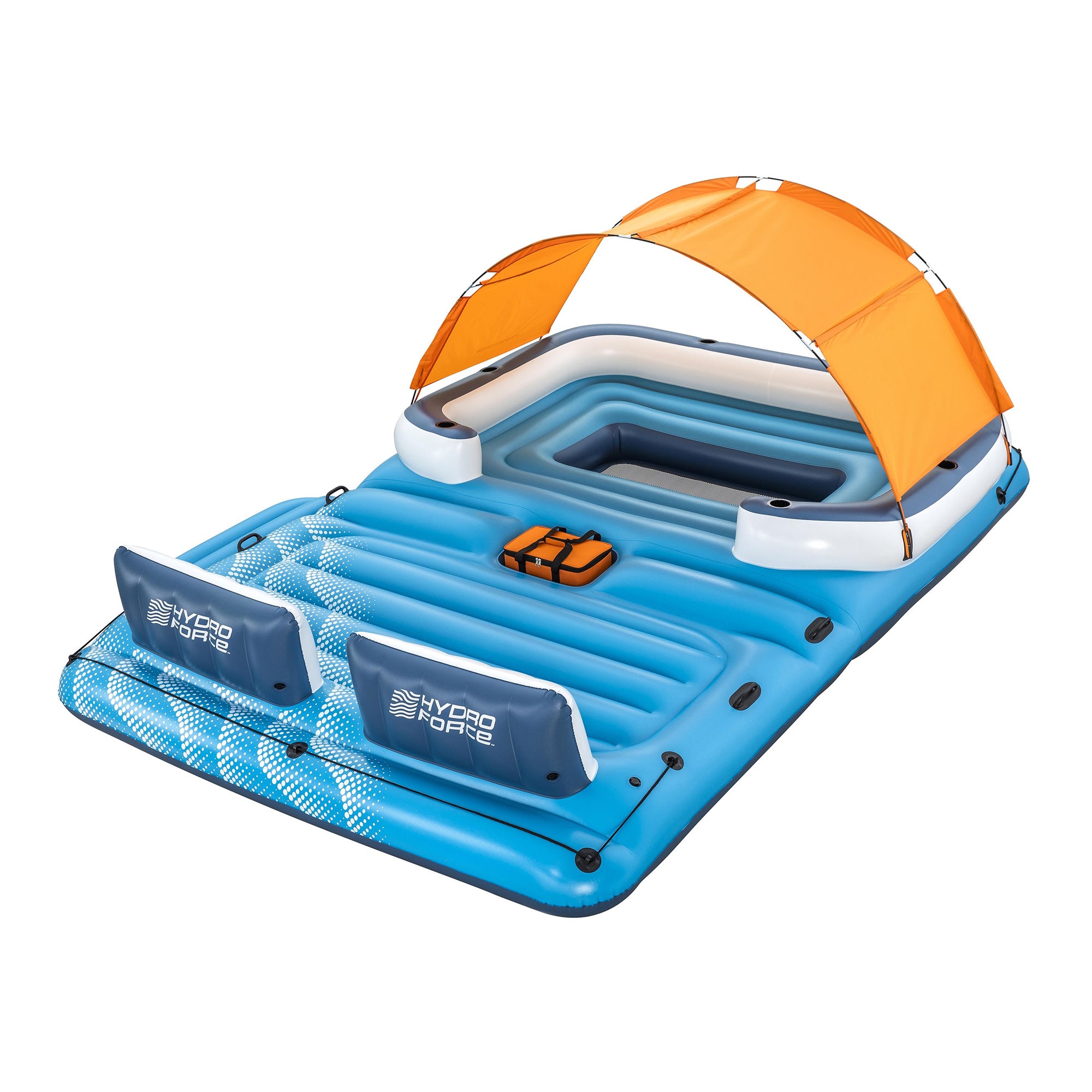 Bestway CoolerZ Tropical Breeze 6 Person Inflatable Party Island Float(Open Box) - VMInnovations