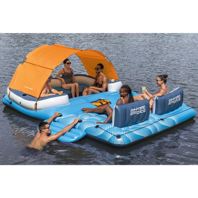 Bestway CoolerZ Tropical Breeze 6 Person Inflatable Party Island Water Float