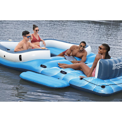 Bestway CoolerZ Tropical Breeze 6 Person Inflatable Party Island Float(Open Box) - VMInnovations