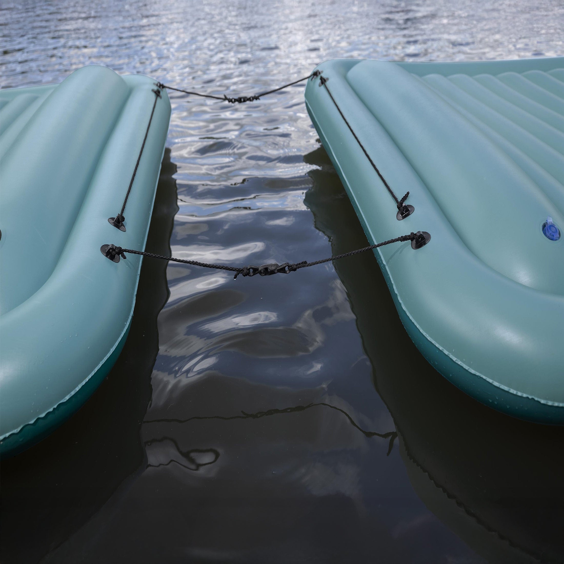 Bestway Hydro-Force Sun Soaker Inflatable 4 Person Water Float Platform Lounger - VMInnovations