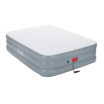 Coleman Queen Supportrest Elite PillowStop Double-High Air Bed/Pump (Open Box) - VMInnovations
