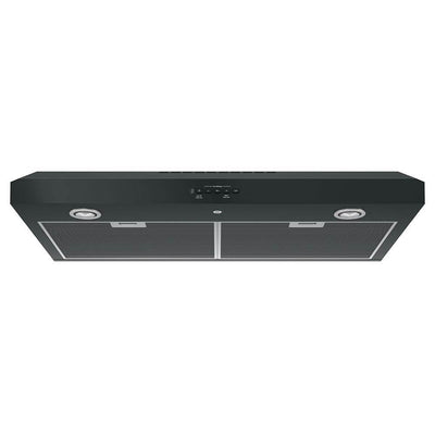 GE 36 Inch Under The Cabinet Convertible Hood Stove Top Venting System, Black