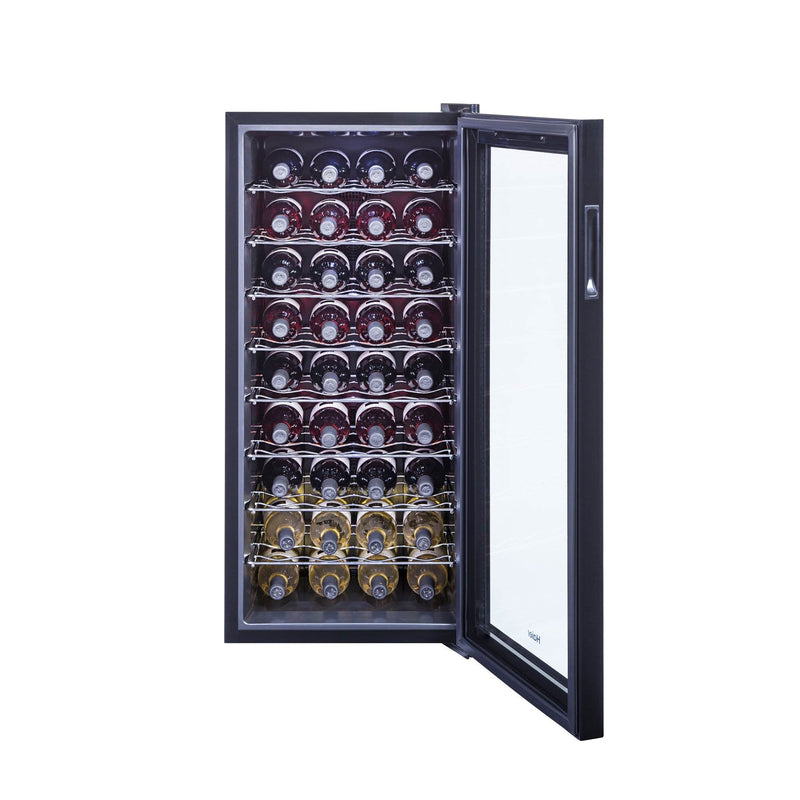 Haier 36 Bottle Wine Cellar At Home Compact Mini Fridge Beverage Cooler Rack