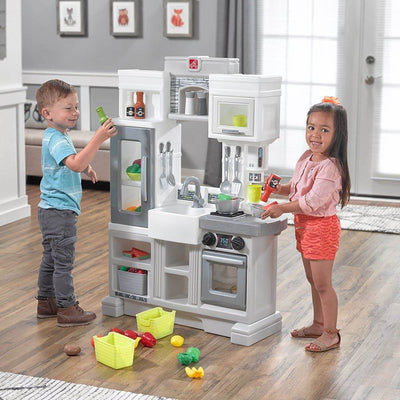 Step2 Downtown Delights Pretend Play Toy Kitchen Set (Open Box)
