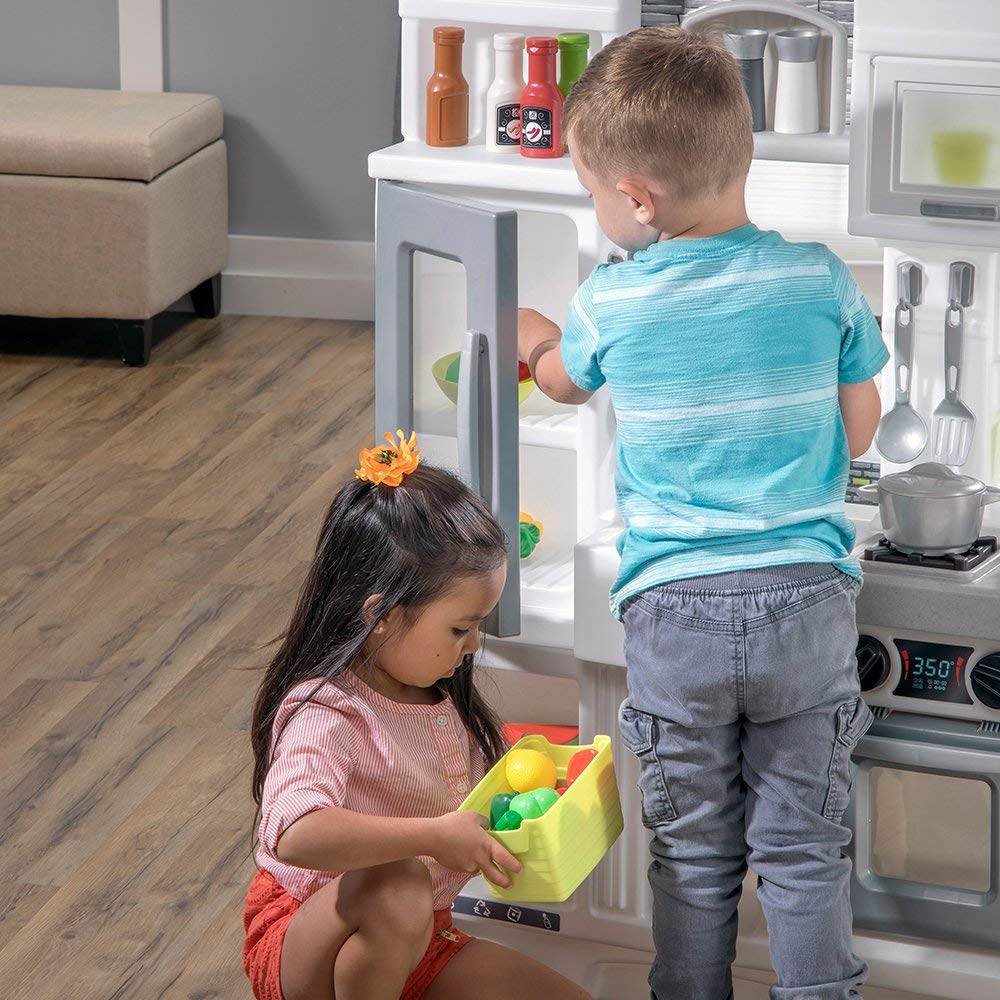 Step2 Downtown Delights Pretend Play Toy Kitchen Set (Open Box)