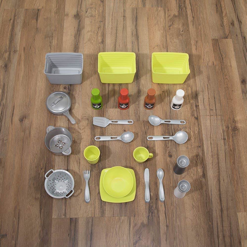 Step2 Downtown Delights Pretend Play Toy Kitchen Set (Open Box)
