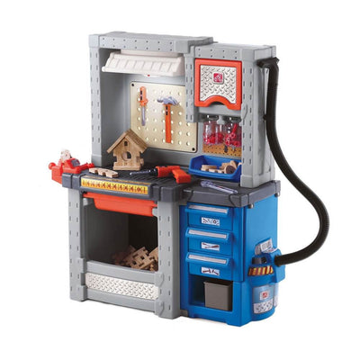 Step2 Kids Deluxe Toy Tool Workshop Station Play Set w/ 50 Piece Set (Open Box)