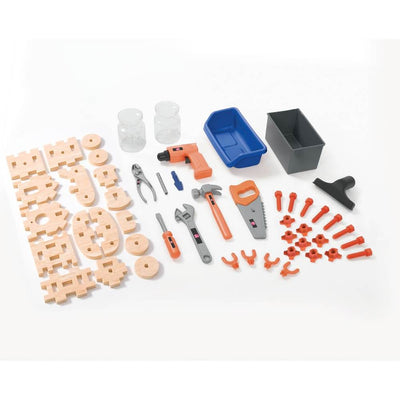 Step2 Kids Deluxe Toy Tool Workshop Station Play Set w/ 50 Piece Set (Open Box)