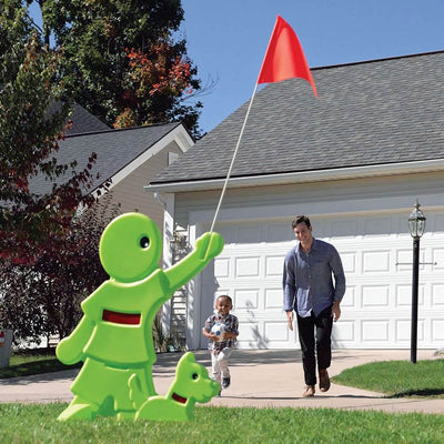 Step2 Kid Alert Visual Warning Signal Child and Puppy Safety Sign, Neon Green (For Parts)