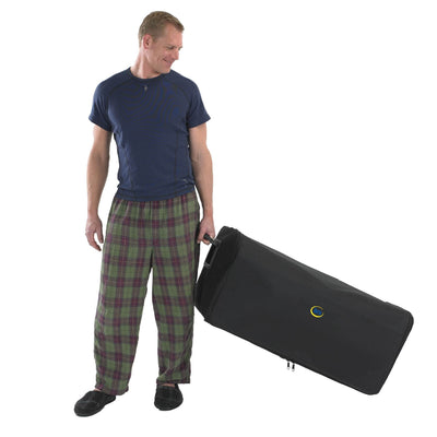 EZ Queen Raised Air Mattress Bed & Frame with Built In NeverFlat AC Pump (Used) - VMInnovations