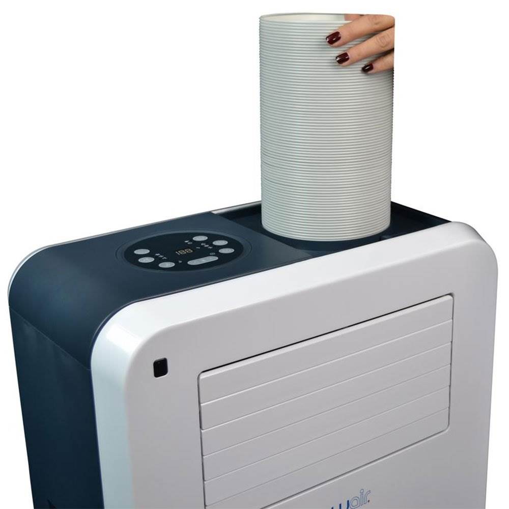NewAir AC 12200E 12000 BTU Cooling Capacity Portable Air Conditioner, White