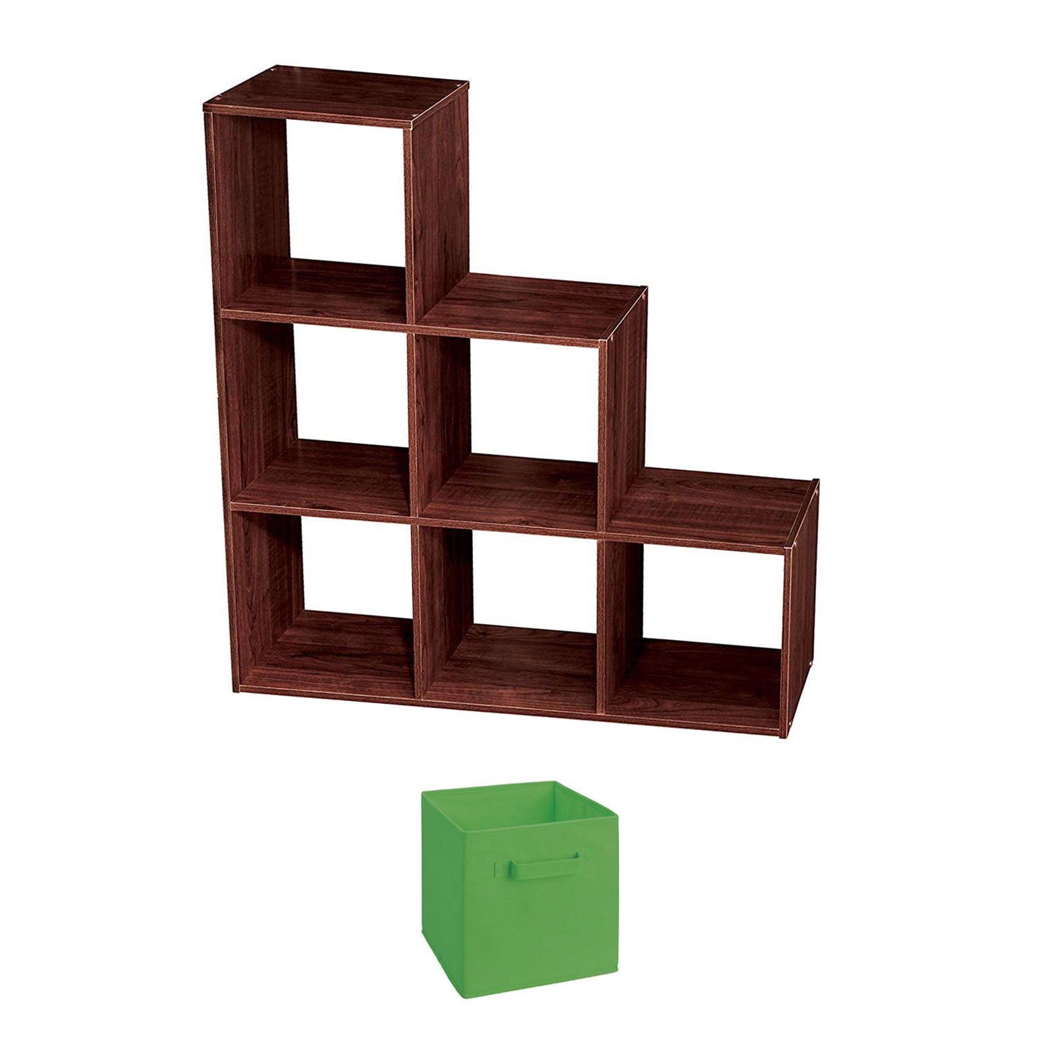 ClosetMaid 3 Tier Wooden Cubeical Organizer House Storage and 1 Fabric Cube
