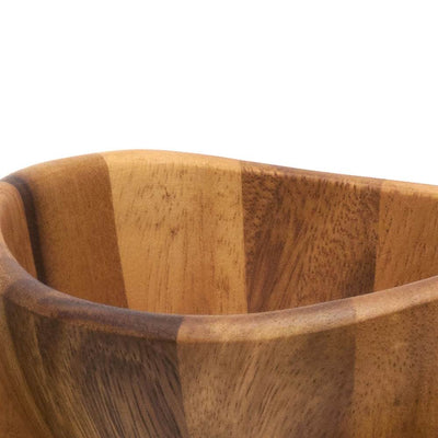 Lipper International Acacia Wooden Serving Bowl, Bowl Set, and Salad Servers