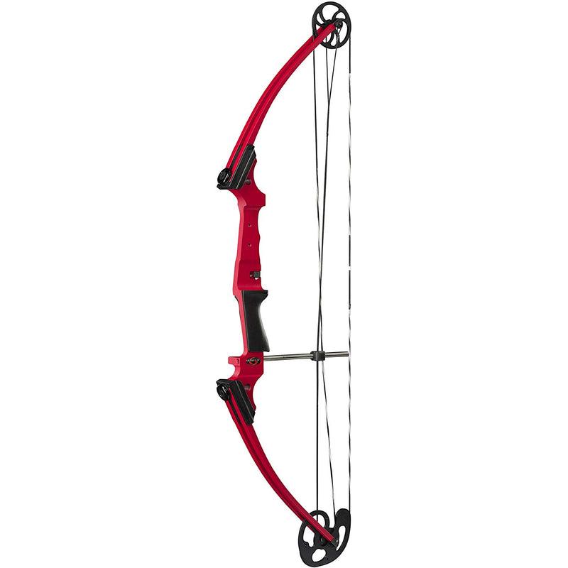 Genesis Original Archery Compound Bow, Adjustable Size, Draw Hand-Left, Red