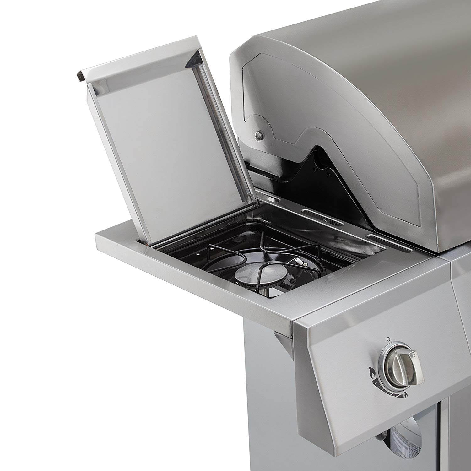 Dyna Glo DGE Series 62,000 BTU Propane 5 Burner Outdoor Grill, Stainless Steel