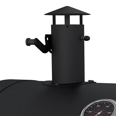 Dyna Glo Heavy Duty Outdoor Patio Portable BBQ Smoke Stack Charcoal Grill, Black