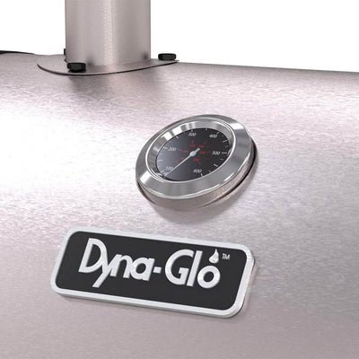 Dyna-Glo Heavy Duty Outdoor Patio Portable BBQ Charcoal Grill, Stainless Steel