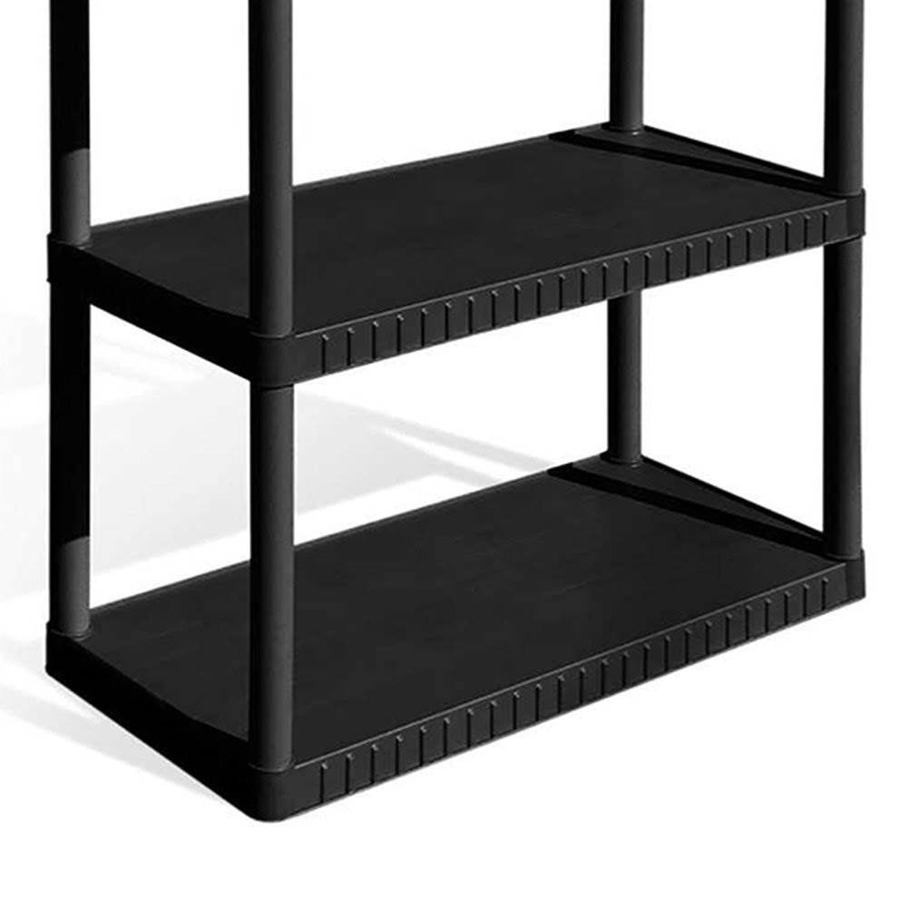 Contico 4-Tier Garage Storage Shelf (2) + Life Story 20 Gal Storage Tote (14)