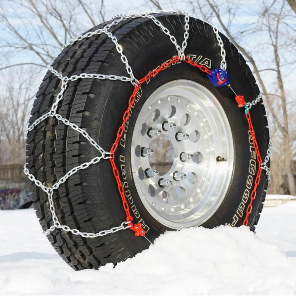 Auto-Trac 154505 Series 1500 Pickup Vehicle Car Traction Snow Tire Chains, Pair