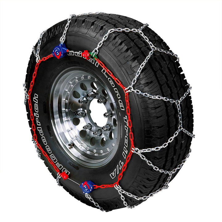 Auto-Trac Series 2300 Pickup Truck/SUV Traction Snow Tire Chains, Pair (2 Pack)