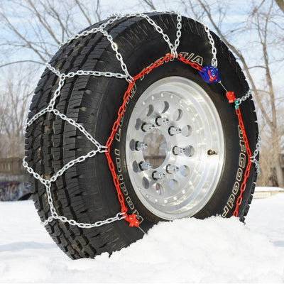 Auto-Trac Series 2300 Pickup Truck/SUV Traction Snow Tire Chains, Pair (2 Pack) - VMInnovations
