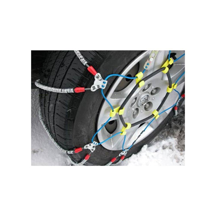 Super Z 6 Compact Cable Tire Snow Chain Set for Cars, Trucks, & SUVs (Open Box) - VMInnovations
