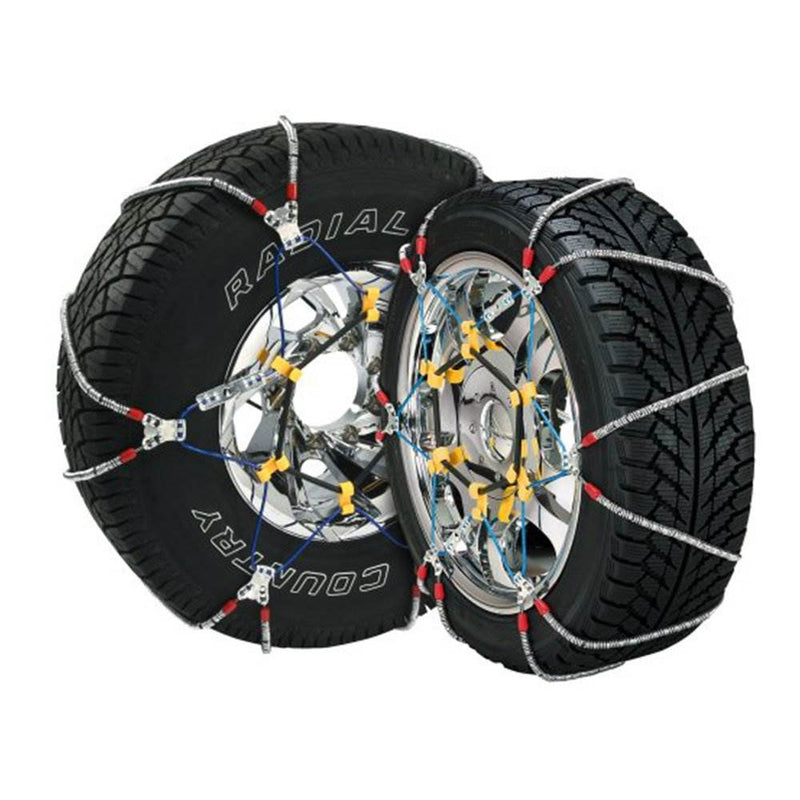 Super Z 6 Cable Tire Snow Chain Set for Cars, Trucks, and SUVs | SZ468 (Used)