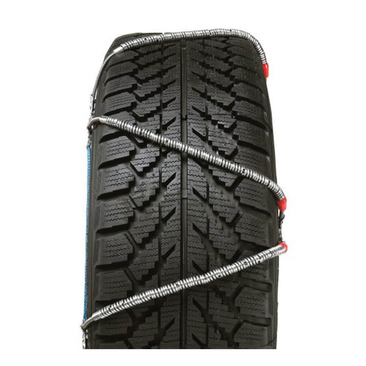 Super Z 8 Compact Cable Tire Snow Chain Set for Cars, Trucks, & SUVs (Open Box)