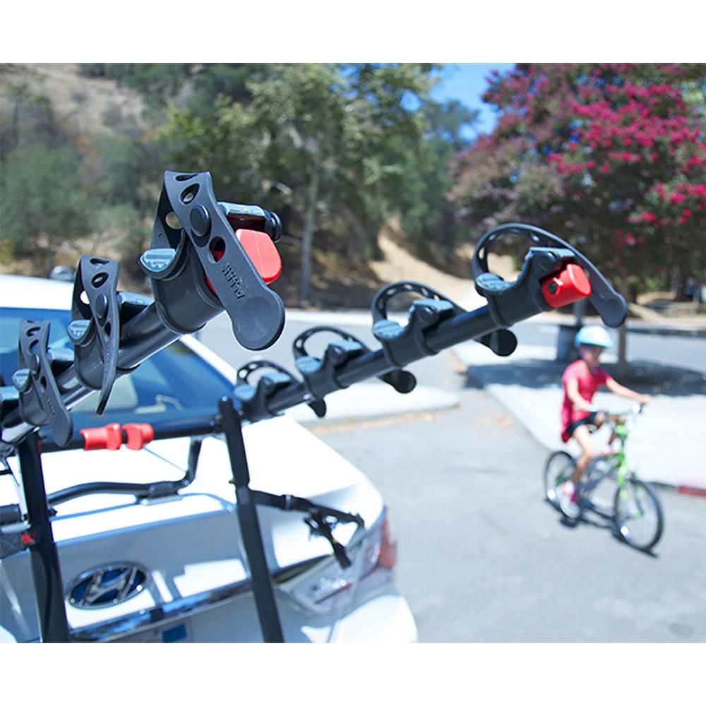 Allen Sports USA S104 Premium Powder Coated 4 Bike Trunk Carrier Rack (Open Box)