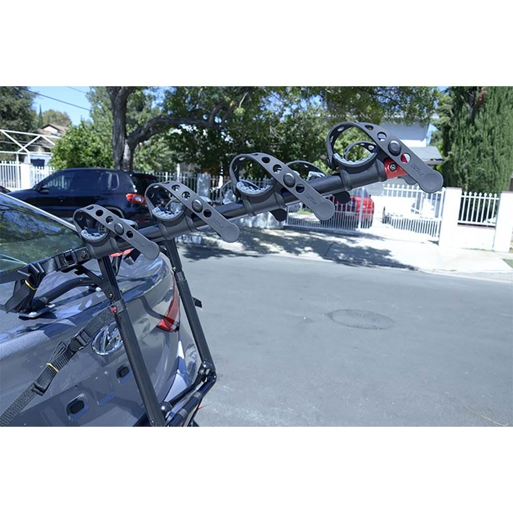 Allen Sports USA S104 Premium Powder Coated 4 Bike Trunk Carrier Rack (Open Box)