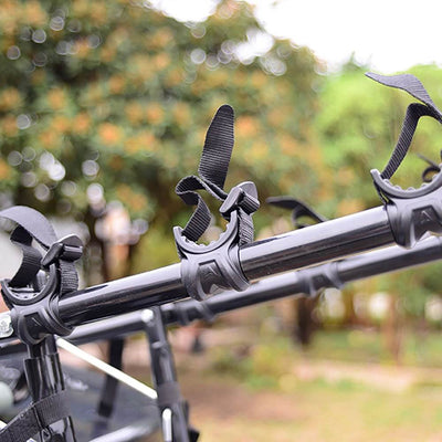 Allen Sports Deluxe 3 Bike Storage Mount Carrier Rack Hitch for Rear Car Trunk