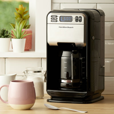 Hamilton Beach 12 Cup Digital Automatic LCD Programmable Coffee Maker Brewer