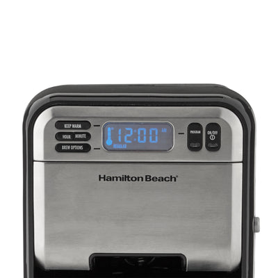 Hamilton Beach 12 Cup Digital Automatic LCD Programmable Coffee Maker Brewer