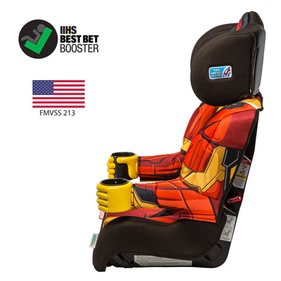 KidsEmbrace Marvel Avengers Iron Man Combo 5 Point Harness Booster Car Seat