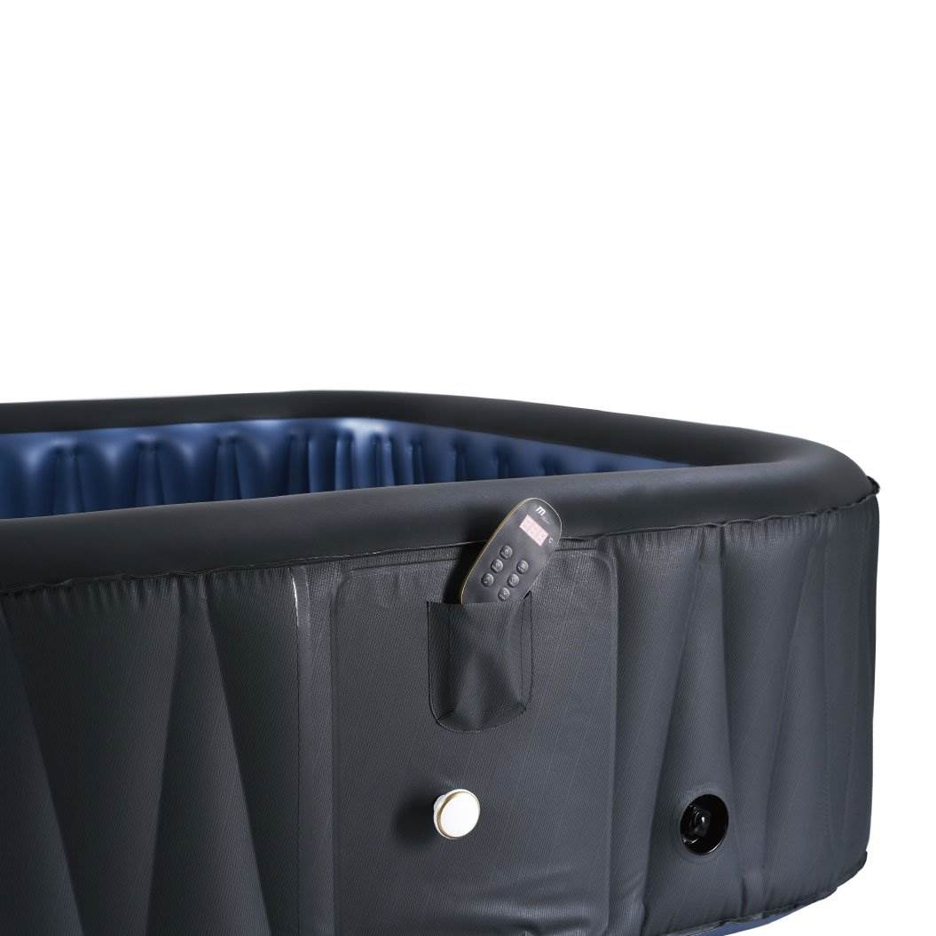 MSpa Tekapo Inflatable 6 Person Hot Tub Jet Bubble Massage Outdoor Spa | D-TE06