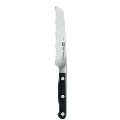 Zwilling Pro 3 Piece Steel Starter Knife Set w/ Paring, Utility, & Chef's Knife
