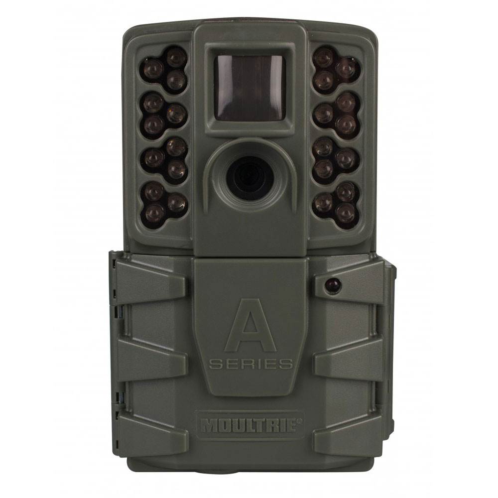 Moultrie A-25i 12MP Infrared Game Trail Cameras (2) + 16GB SD Memory Cards (2)