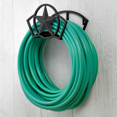 Liberty Garden Steel Liberty Star Garden Hose Butler Wall Storage (Open Box)