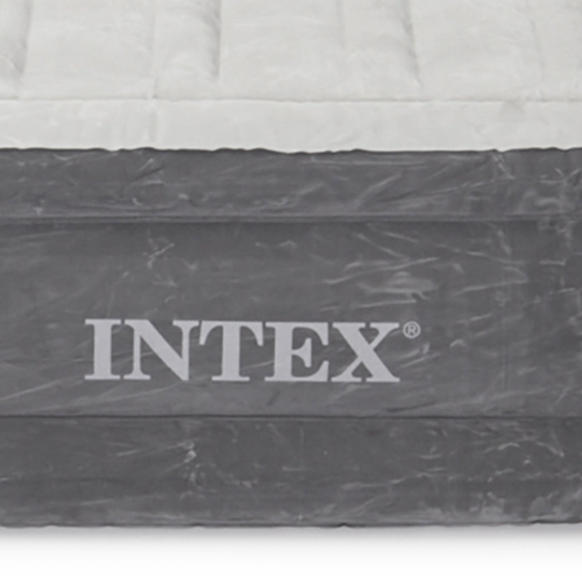 Intex PVC Dura-Beam Series Airbed with Built In Electric Pump, Queen (Open Box)