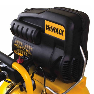 DeWalt Portable 30 Gallon Oil Free Electric Motor Vertical Air Compressor Tank