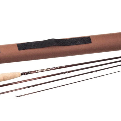 Redington Lightweight 4 Piece Trout Angler Small Fly Fishing Rod, Red (Open Box)