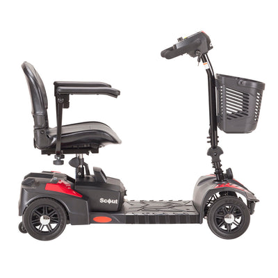 Drive Medical Scout Travel Power Scooter, 4 Wheel, Extended Battery (Open Box)