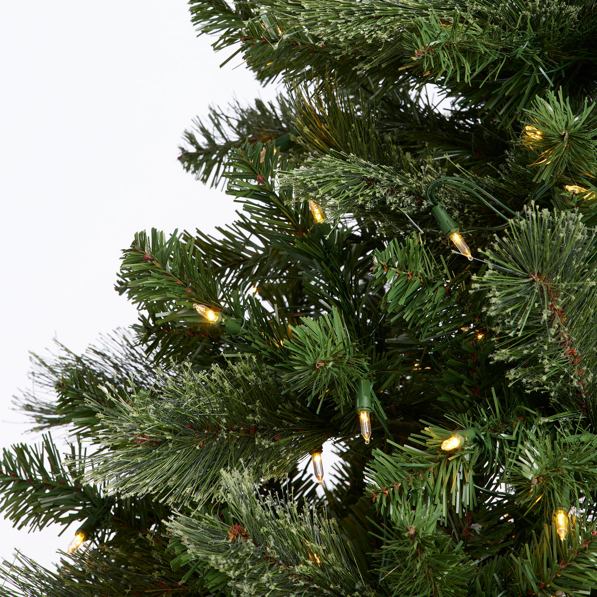 Home Heritage 5' Artificial Cascade Cashmere Christmas Tree w/ Lights (Open Box)