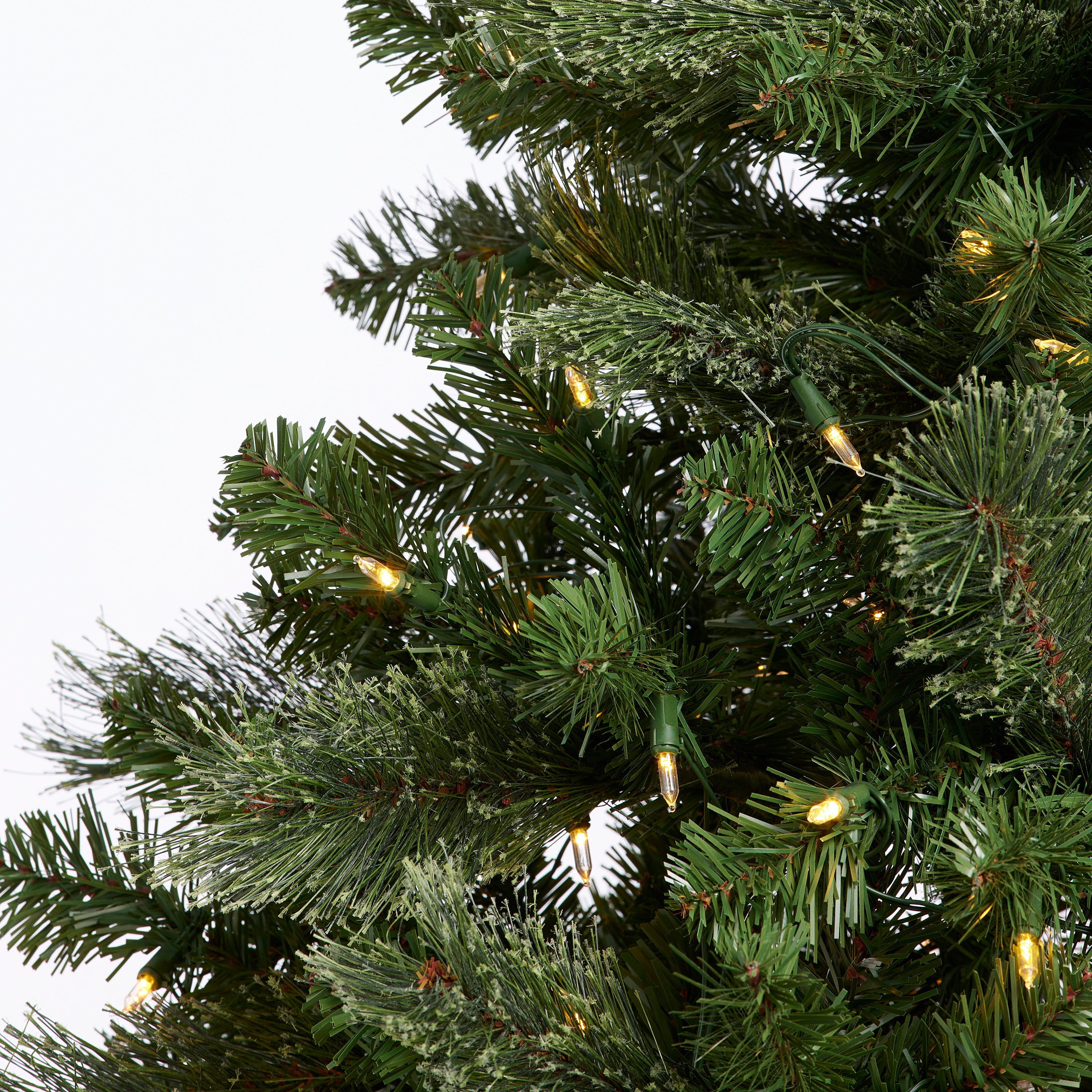 Home Heritage Cascade Quick Set 5 Foot 250 LED Pre-Lit Christmas Tree (Used)