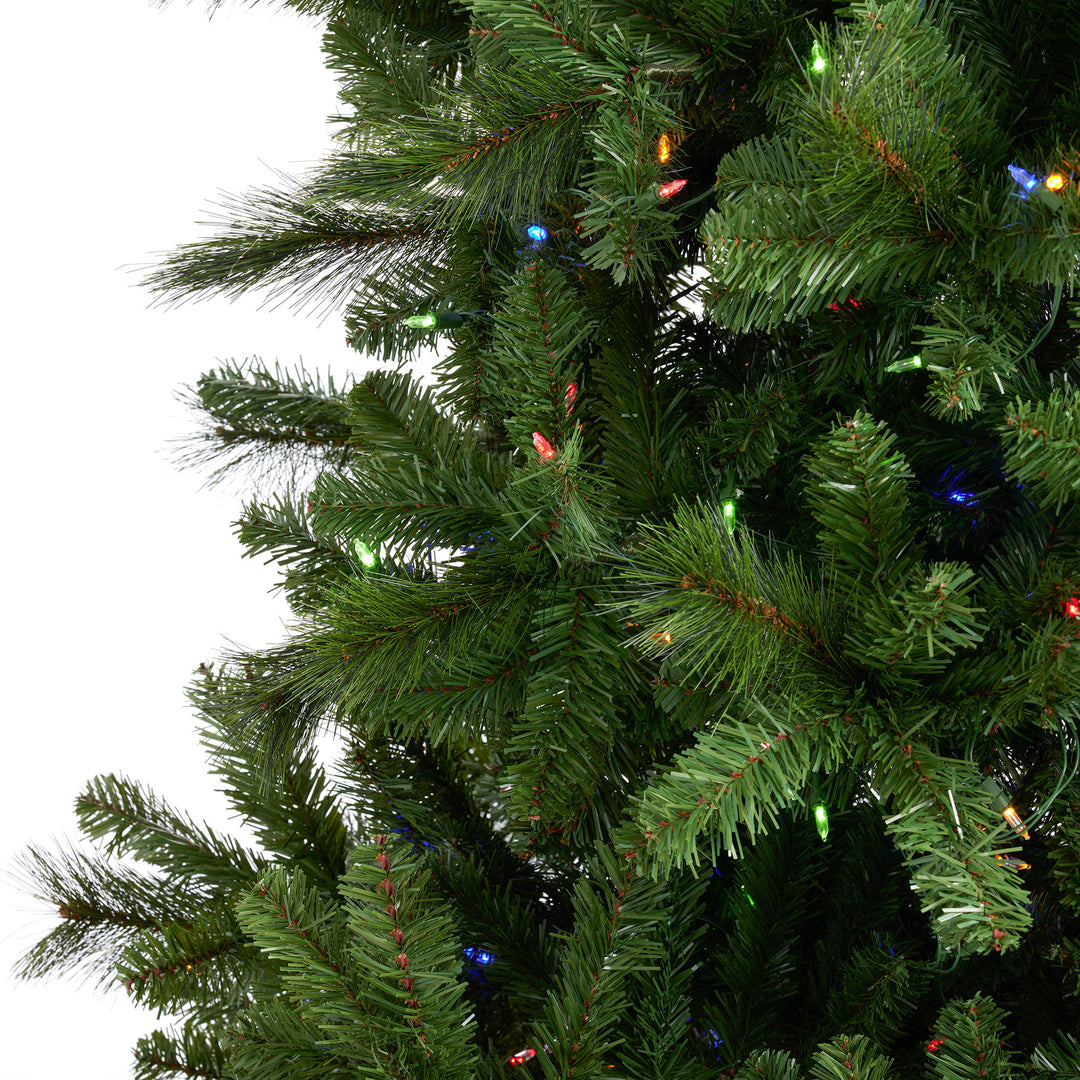 Home Heritage Cascade Quick Set 12 Ft 800 LED Pre-Lit Artificial Christmas Tree - VMInnovations