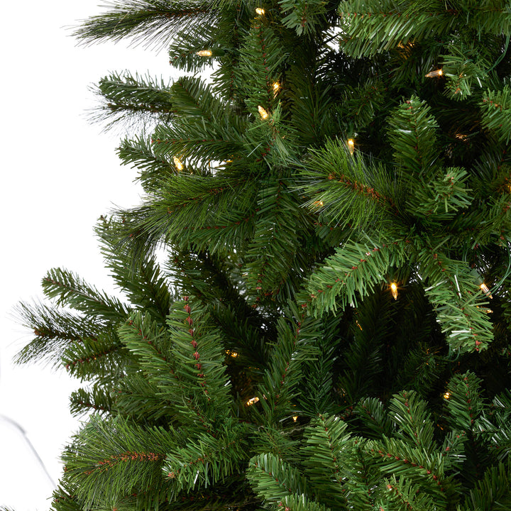 Home Heritage Cascade Quick Set 12 Ft 800 LED Pre-Lit Artificial Christmas Tree - VMInnovations