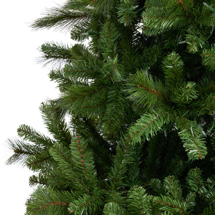 Home Heritage Cascade Quick Set 12 Ft 800 LED Pre-Lit Artificial Christmas Tree - VMInnovations